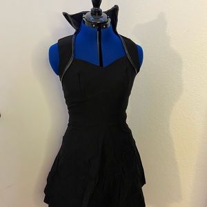 Maleficent Hot Topic high collar dress